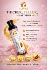 Allure Hair Thickening Shampoo With Herbal Extract Of Amla Neem Bhingraj - Image 2