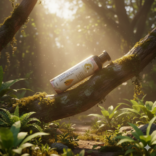 Allure Hair Thickening Shampoo With Herbal Extract Of Amla Neem Bhingraj